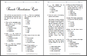 It is the third ingredient. French Revolution Pop Quiz Free To Print Student Handouts