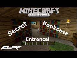 How To Make A Secret Bookcase Entrance In Minecraft Xbox Youtube Minecraft Minecraft Blueprints Minecraft Redstone