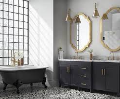 Bathroom black and white ceramic tile. Shop Inspirational Tile Looks