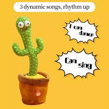 Cacti bloom in the wild and may not. Goodtoy Electronic Sing Song Cactus Plush Toy Talking Cactus Led Funny Shake Dancing Toy Cute Table Room Decoration Party Supplies Repeats Your Voice 120 Songs For Boys And Girls Lazada Ph