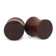 Cocobolo Wood Gauges Etsy Ear Gauges Small Stretched Ears Ear Gauges Plugs