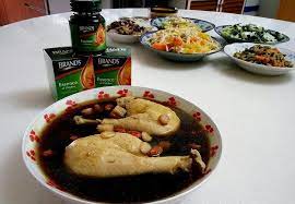 Herbal Chicken Soup With Brand S Essence Of Chicken Herbal Chicken Soup Chicken Bites Chicken Soup