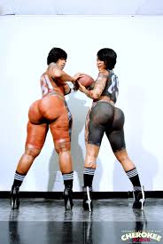 Cherokee and BodyXXX as football players