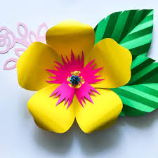 Cricut maker is the only one i know of that works with crepe paper using the rotary blade. Hibiscus Flower Cut Out Novocom Top