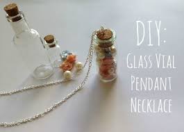 When it comes to homemade jewelry making ideas, necklaces are my favorite thing to brit.co. Diy Tutorial Glass Vial Pendant Necklace College Fashion