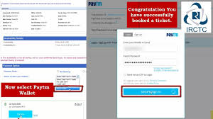 Book Tatkal Ticket Through Paytm Wallet Booking Train Ticket By Paytm Paytm Train Ticket Cancellation Charges Book A Tatkal Ticke Train Tickets Train Ticket