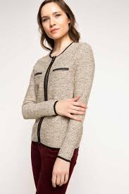 Defacto Marka Fermuarli Ceket Onden Fermuarli Modeli Ile Sik Bir Gorunum Elde Edebileceginiz Defacto Bayan Ceket Fashion Long Sleeve Blouse Women
