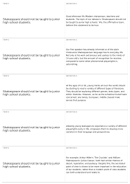 Find out are writing explained. Should Shakespeare Be Taught In Junior High Schools Engl Shakespeare Docsity