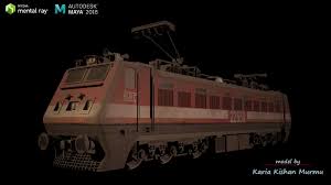Indian Locomotive Wap4 Karia Kishan Murmu On Artstation At Https Www Artstation Com Artwork Waby3 Locomotive Artwork Indian