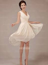 Short Champagne Wedding Dress Knee Length Dress By Okbridal On Etsy Knee Length Wedding Dress Floral Bridesmaid Dresses Champagne Bridesmaid Dresses