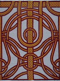 Vlisco super wax embellishment exclusive design. Studio Simone Post Colorful Textile Design For Vlisco Slanted