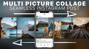 Another great free app available for instagram collage maker it's a complete photo editor with collage maker functionality. Easy Seamless Instagram Carousel Collage Youtube