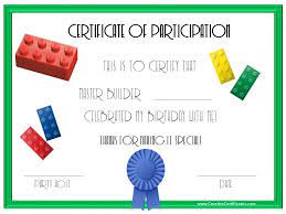 Certificates design templates is an excellent collection of over 160 templates for unique every object in certificates design templates bundle can be easily recolored, reshaped, moved, or. Lego Certificate Birthday Party Printables Lego Birthday Party Lego Party