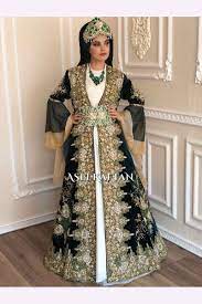 sedef tesettur bindalli modeli 125 asli kaftan giyim resmi elbise moda stilleri