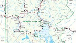 Yellowstone National Park Entrances Map Yellowstone National Park Map Guide - National Park