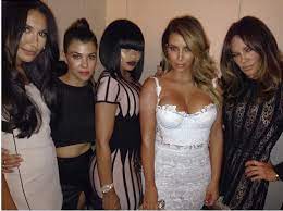 Kim Kardashian Kourtney Naya Rivera Blac Chyna Parties It Up At Kanye S Yeezus Concert In Vegas Photos Kardashian Dresses Kim Kardashian Celebrities