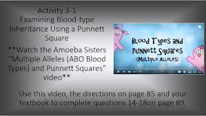 Some of the worksheets for this concept are amoeba sisters video recap, home, amoeba sisters video refreshers april 2015, amoeba sisters answer key, blood types work with answers, blood type codominance practice problems, biology 1 work i selected answers, genetics. Name Unit 8 Genetics Lab Time Activity 3 1 14 What Chegg Com