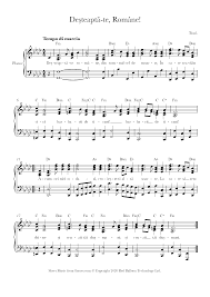 Interpretarea imnului româniei (romanian anthem) la data de 10 martie 2014, la atheneul român. Desteapta Te Romane Romanian National Anthem Sheet Music For Piano 8notes Com