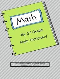 3rd Grade Math Dictionary 3rd Grade Math Math Interactive Notebook Math