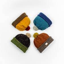Shuttle knit ltd is a community enterprise, established in 2001, supported by the government's social inclusion chapter of its national plan. Made For You Merino Wool Adult Hats Liadain Aiken Knitwear