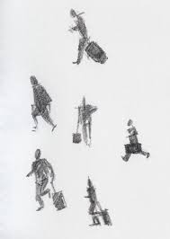 Sketch While You Wait The Artist S Answer To Airport Boredom Sketches Of People Drawings Urban Sketching