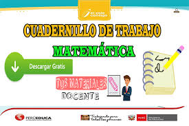 Cuadernillos de matemática para primaria. Cuadernillo De Trabajo Matematica Tus Materiales Docente