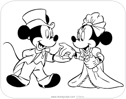 All you need is photoshop (or similar), a good photo, and a couple of minutes. Mickey And Minnie Mouse Coloring Pages 2 Disneyclips Com