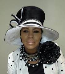 Black And White Church Hat Church Lady Hats Fancy Hats Beautiful Hats