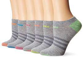 Amazon Com Adidas Women S Superlite No Show Socks 6 Pack Onix Clear Onix Space Easy Green Energy Ink Blue Lucid Red Adidas Women No Show Socks Socks Women