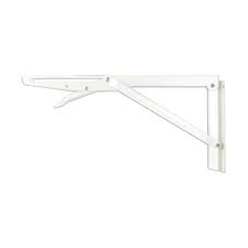 Carinya 300 X 145mm White Spring Loaded Folding Bracket Bunnings Warehouse