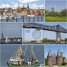Ein abwechslungsreiches landschaftsbild, eine bewegte geschichte und zahlreiche sehenswürdigkeiten machen den charakter. Collage Sehenswurdigkeiten In Schleswig Holstein Leinwandbilder Bilder Kenotaph Nordsee Ostsee Myloview De