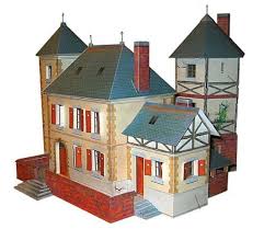 Zur zeit habe ich urlaub und kann mich mal wieder etwas intensiver mit dem kartonmodellbau beschäftigen.deine bauberichte sind eine sehr nützliche ergänzung zu den bauanleitungen und weisen einen rechtzeitig daraufhin eventuelle fehler (beim. Normandy House Free Building Paper Model Download Paper Models House Paper Models Paper Houses