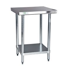 Regency 24 X 30 18 Gauge 304 Stainless Steel Commercial Work Table With Galvanized Legs And Undershelf Stainless Steel Work Table Work Table Kitchen Work Tables