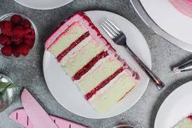 In another bowl, whisk the egg yolks, water, oil, raspberry syrup and vanilla. White Chocolate Raspberry Cake Delicious Recipe From Scratch