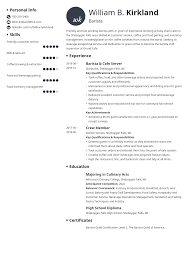 Breville bes870xl offers high performance, at the cost of easy maintenance. Barista Resume 20 Examples Of Job Descriptions Skills