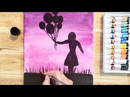 رسومات سهلة رسم فتاة تمسك بالونات بسهولة draw a girl holding balloons step by step youtube drawings art home decor