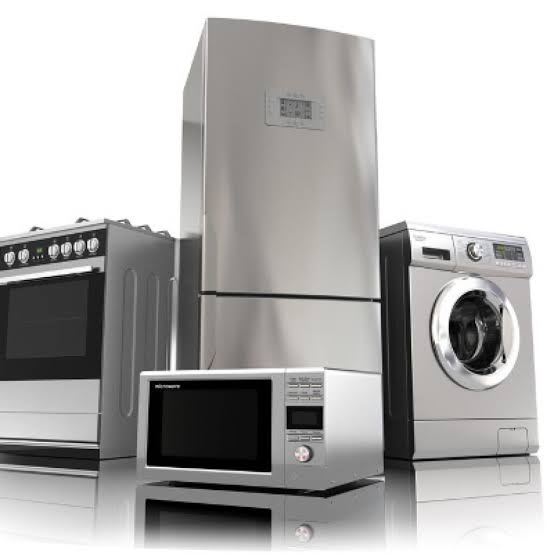 Premium pre-owned home appliances managed by Arab Marketo, AI generated