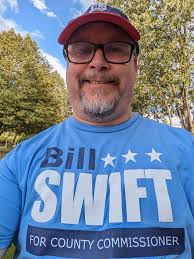 Bill Swift for Lenawee County: First door knocking of the campaign