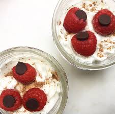 Raspberry Chocolate Chip Whipped Cream Shots Joy Bauer Raspberry Chocolate Chip Joy Bauer Recipes Xmas Desserts