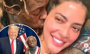 Lil Wayne Dumped By Model Denise Bidot Due To Trump Endorsement Daily Mail Online Weezy's the president of young money records and trump has his sights set. lil wayne dumped by model denise bidot