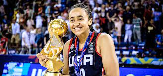 Her final 3 points came at the biggest moment of the game. Haley Jones