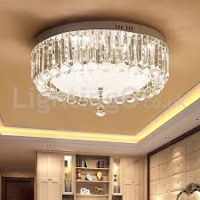 Rated 4.5 out of 5 stars. Modern Round Crystal Flush Mount Ceiling Lights Bedroom Dining Room Living Room Corridor Lightingo Co Uk