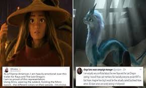 Disney's raya and the last dragon | official trailer. Disney S New Animation Raya And The Last Dragon Divides Opinion As Trailer Is Released Daily Mail Online