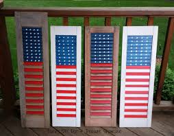 Easy Shutter Diy Flag Diy Shutters Diy Door Old Shutters