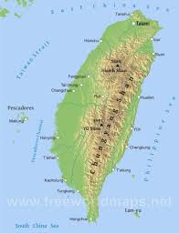 Lonely planet's guide to taiwan. Taiwan Physical Map