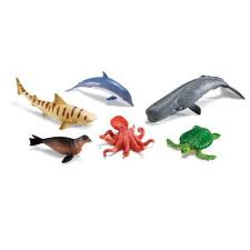 By most estimates, we've explored somewhere around 5 percent of our oceans. Learning Resources Jumbo Ocean Animals I Octopus Whale Shark Sea Turtle Seal And Dolphin 6 Animals Target