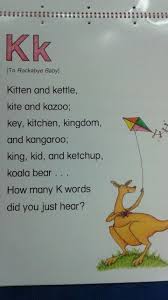 K Alliteration Poem Alliteration Poems Alliteration Fun Writing Prompts