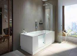 Perfekte kleinbadlösung mit bequemem einstieg und xxl. Shower Bath Walk In Dusche Und Badewanne A La Duravit