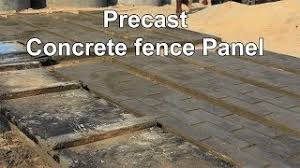 Maybe you would like to learn more about one of these? Precast Concrete Fence Panels Slab Making Video In Diy Youtube