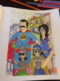 There are tons of great resources for free printable color pages online. Wife Got Me Bobs Burgers Coloring Book Imgur